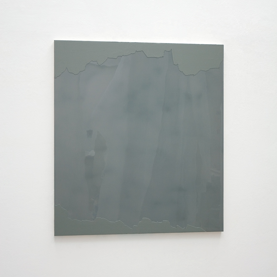 Raymund Kaiser, GR-H3 (190313) 2013; Öl, Lack, HDF-Schichtplatte, 100 x 90 cm