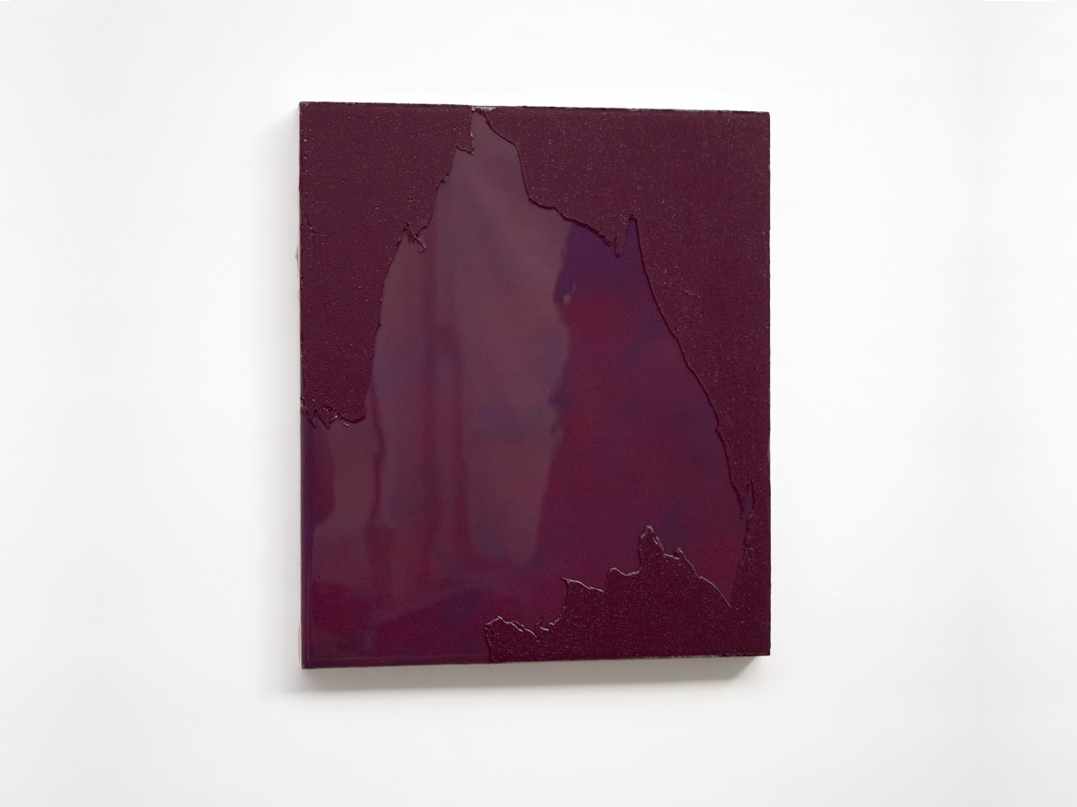 Raymund Kaiser, BRVIO-H3, 2016, Öl, Lack, MDF, 35 x 30 cm