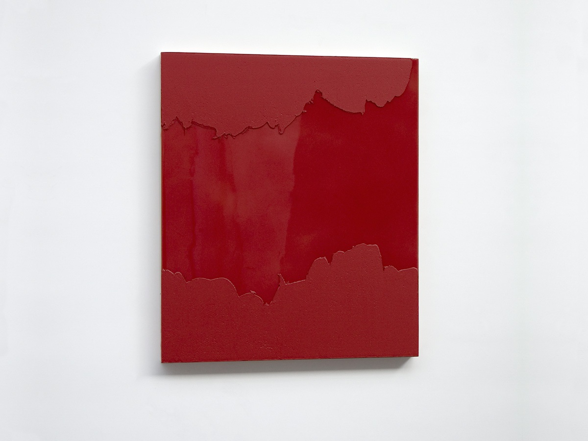 Raymund Kaiser, RO-H1, 2016, Öl, Lack, MDF, 35 x 30 cm
