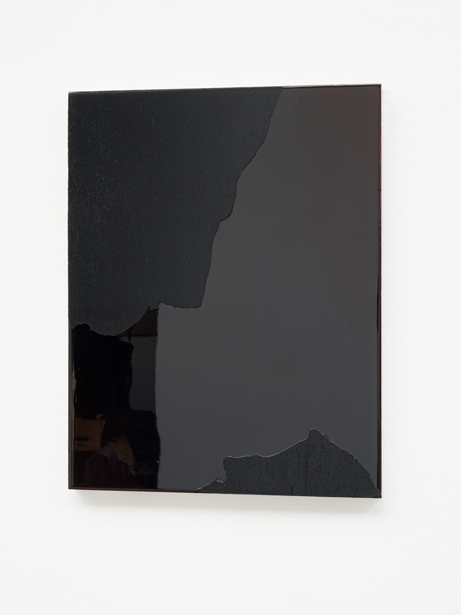 Raymund Kaiser, ROBLSCH-H2 (250517) 2017, Öl, Lack, HDF-Schichtplatte, 47 x 37 cm