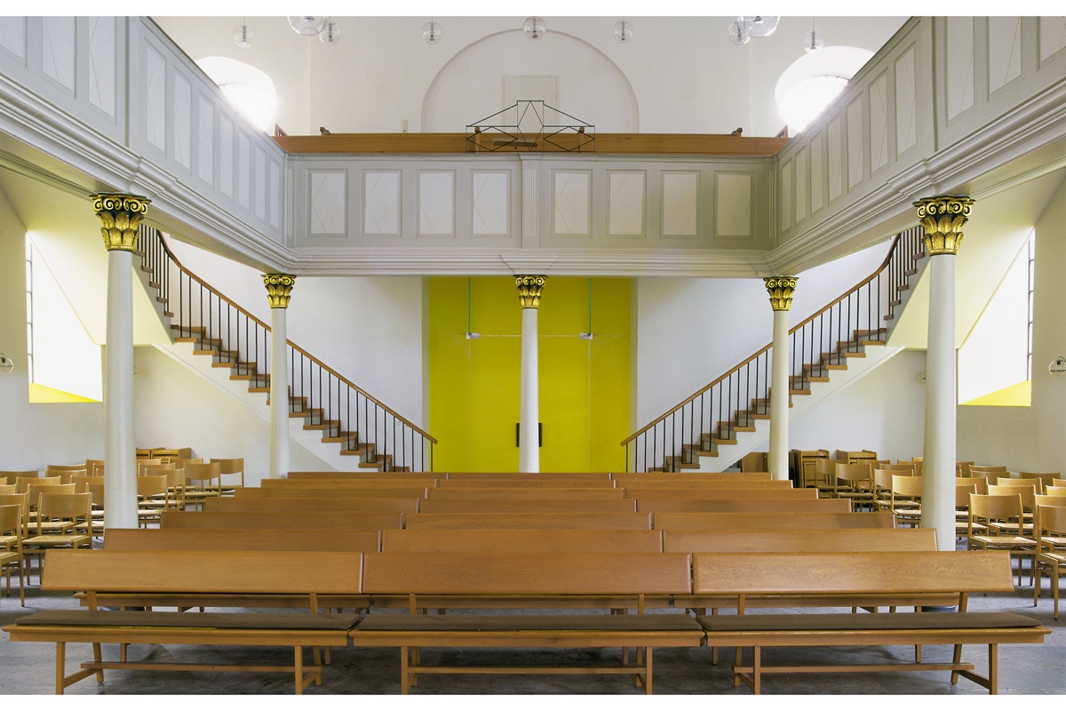 Raymund Kaiser, Farbrauminstallation , Ev.-ref. Kirche Radevormwald, 1998