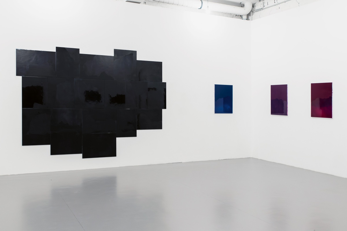 Raymund Kaiser, 'über_malen', Ausstellungsansicht Galerie Floss & Schultz