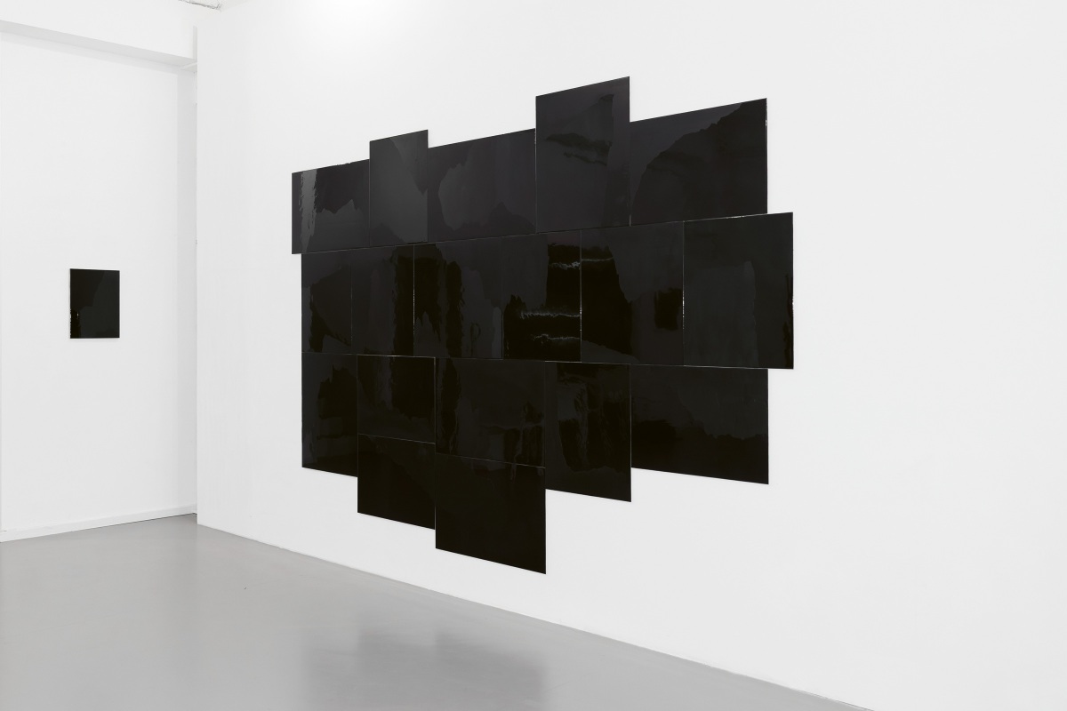 Raymund Kaiser, 'über_malen', Ausstellungsansicht Galerie Floss & Schultz