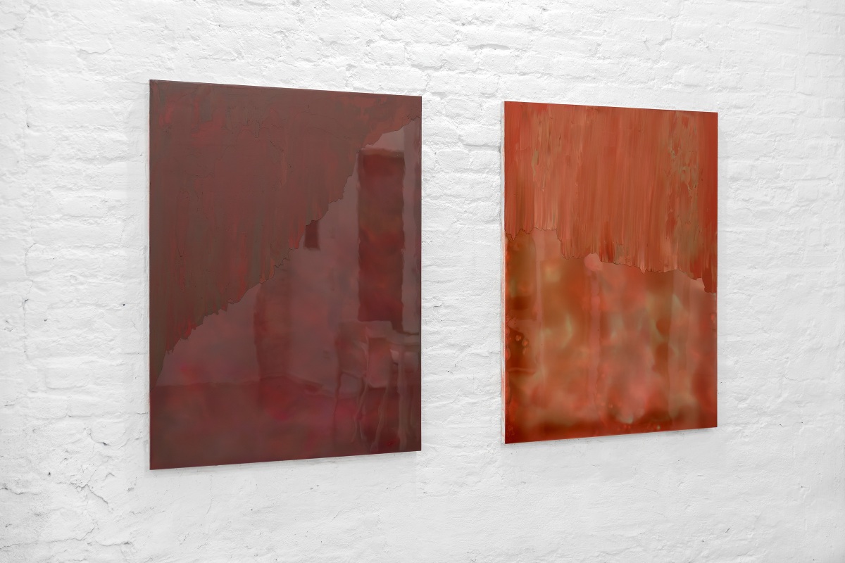Raymund Kaiser, 'über_malen', Ausstellungsansicht Galerie Floss & Schultz