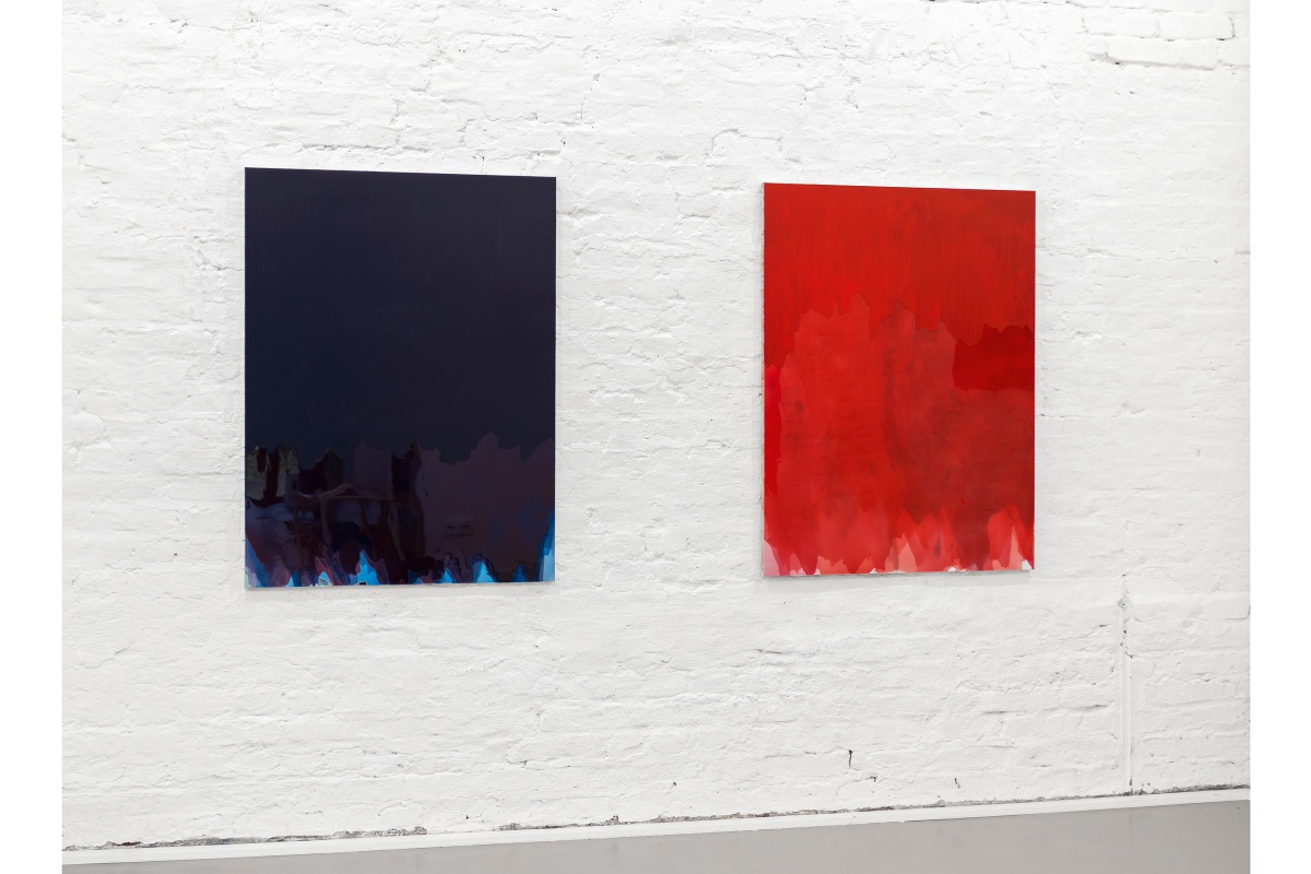 Raymund Kaiser, 'über_malen', Ausstellungsansicht Galerie Floss & Schultz