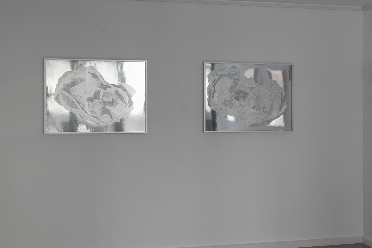 Raymund Kaiser, 'über_malen', Ausstellungsansicht Galerie Floss & Schultz
