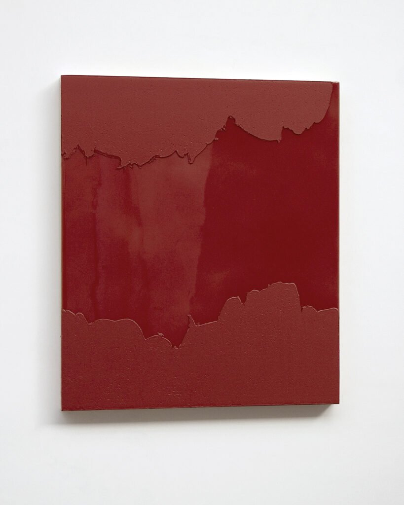 Raymund Kaiser, RO-H1, 2016, Öl, Lack, MDF, 35 x 30 cm