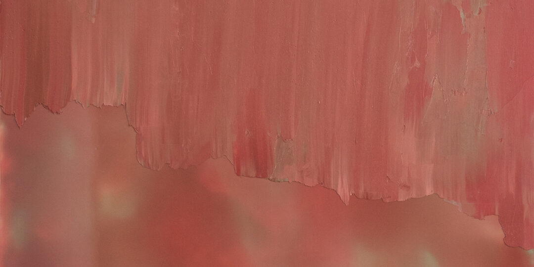 Raymund Kaiser, ROGRÜ-H2 (160725) 2025; Öl (+ Wachs), Lack, Holzplatte, 115 x 87 cm